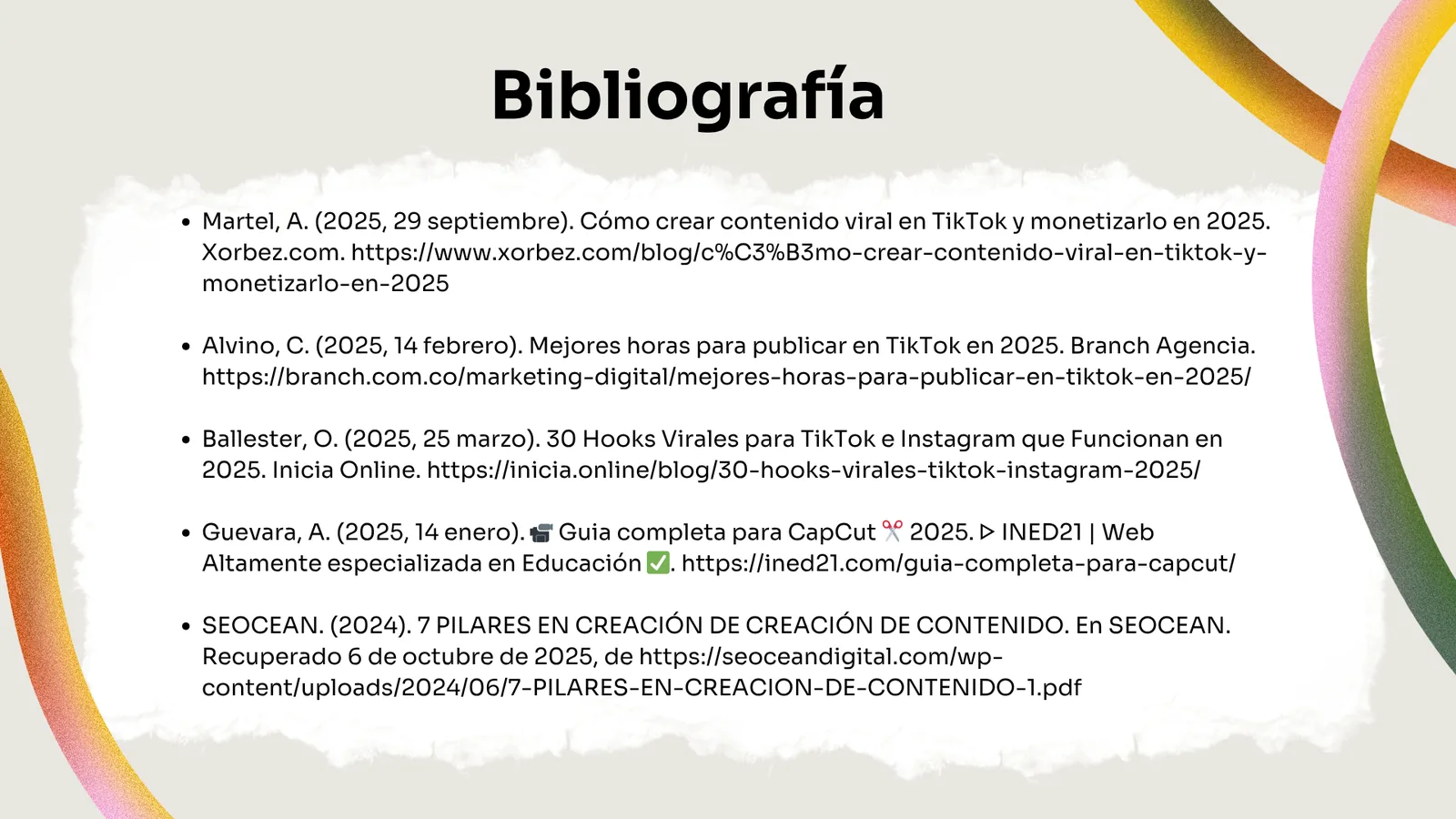Bibliografía