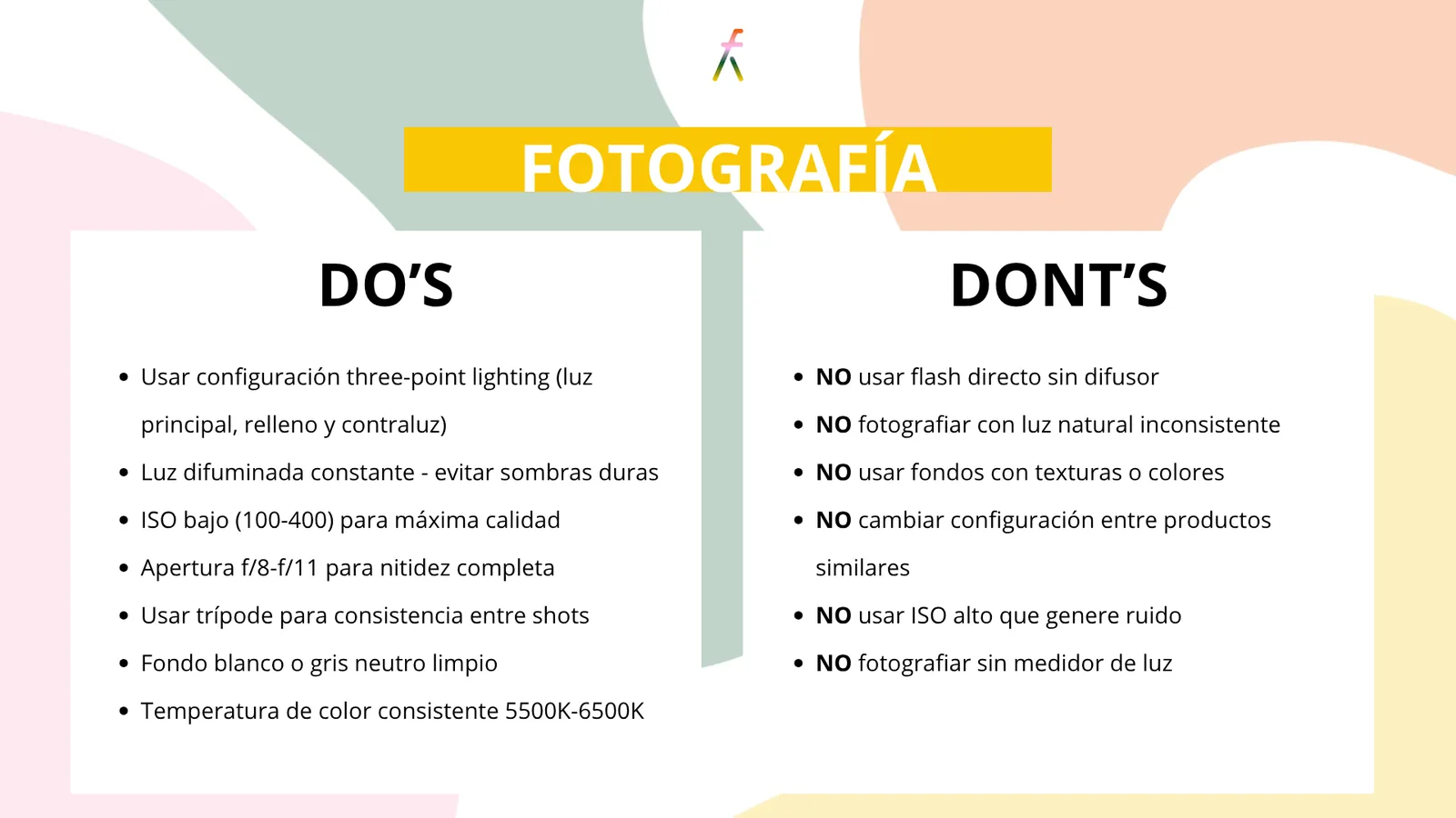 Do's & Don'ts - lámina 2